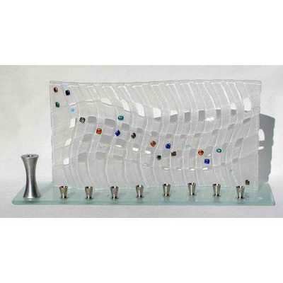 Woven Wave Menorah