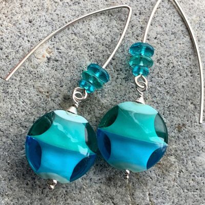 Lentil Glass Earring - #28