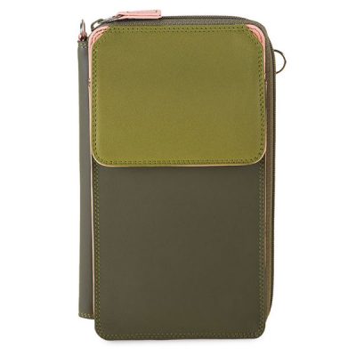 Zip Round Multi Purse with Shoulder Strap