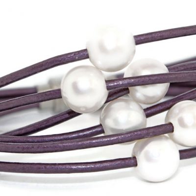 Multistrand White Pearl Bracelet