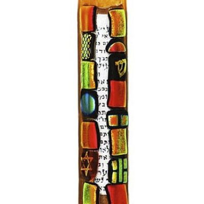 Multi Amber Mezuzah