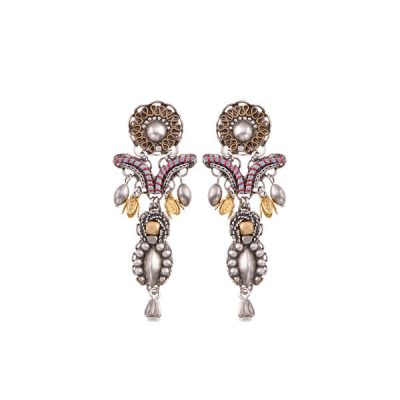 Metal Roots Grace Earring