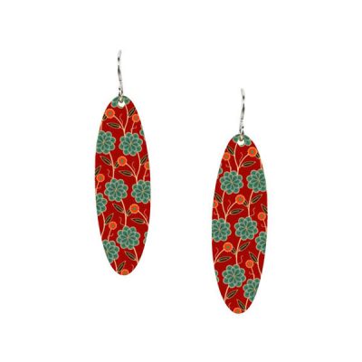 Turquoise Pattern Earring