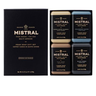 Men's 4 Soap Gift Box - Les Classiques