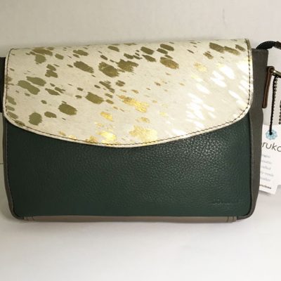 Elsie Print Leather Bag