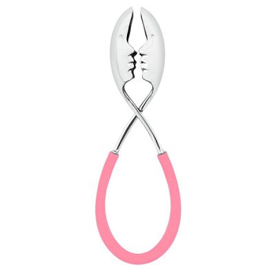 Kiss Salad Tongs - Pink