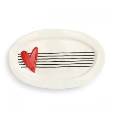 Red Heart Platter