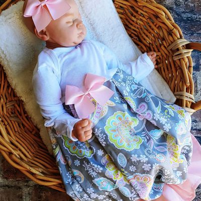 Oh Yay Paisley Layette Gown