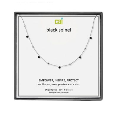 Sort By: Relevance 9 per page Page 1 of 1 Silver Black Spinel Satellite Gemstone Necklace Silver Black Spinel Satellite Gemstone Necklace