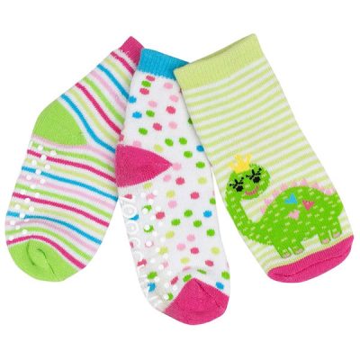 3 Piece Sock Set- Dino Dinosaur