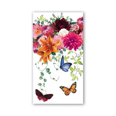 Sweet Floral Melody Hostess Napkin