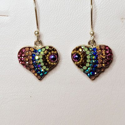 Crystal Heart Earrings