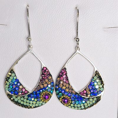 Round Crystal Earring