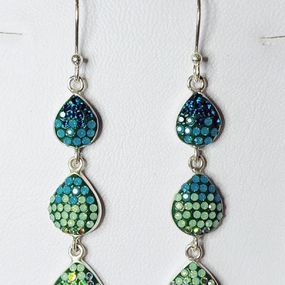 Long 3-tier Earring