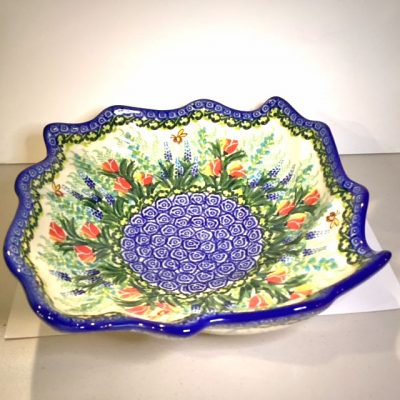 Swirl Polish Pottery Bowl