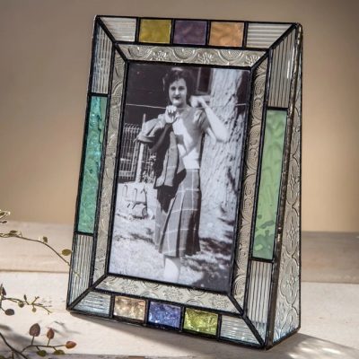 4x6 Vertical Frame-English Muffle Pastel Multi Colors