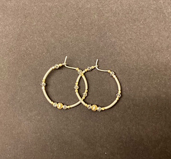 Mixed Metal Hoop The Terry Janis Collection