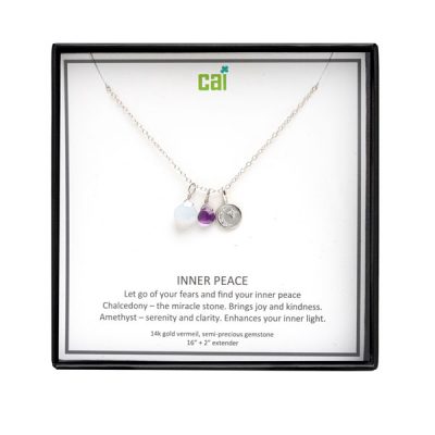 Silver Inner Peace Be Inspired Necklace