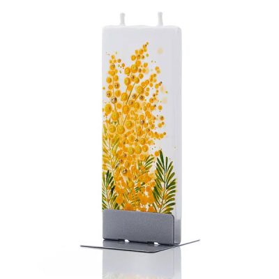 Goldenrods, Yellow Flowers Flatyz Candle