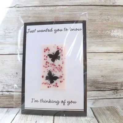 Greeting Card with Suncatcher - Just Wanted