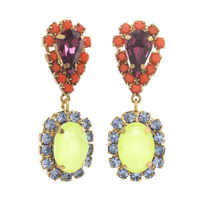 Neriah Earrings in Watermelon