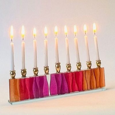 Parting of the Sea Gala Sunset Menorah