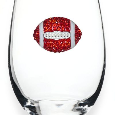 Football Jeweled Glassware