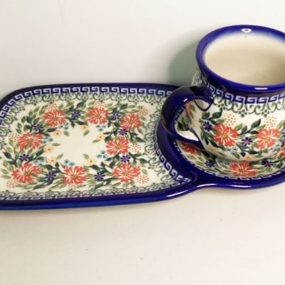 Floral Coffee and Cake Set