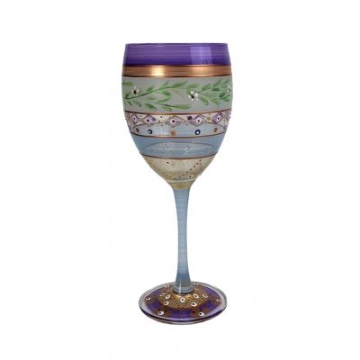 Moroccan Mosaic Garland Wine Glass