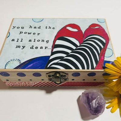 Ruby Slippers Trinket Box