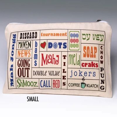 Mah Jongg Words Pouch