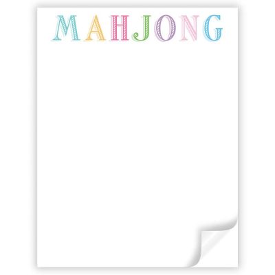 Mahjong notepad
