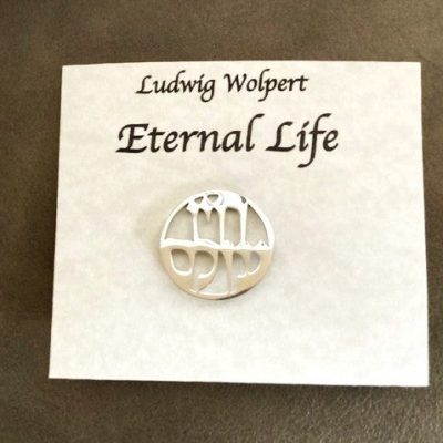 Eternal Life Hebrew Pin