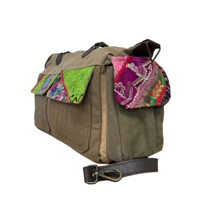 Recycled Military Tent Shoulder Bag