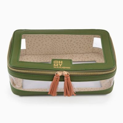 Olive Tile Storage Bag