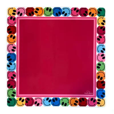 Mahjong Mat - Smiley Faces