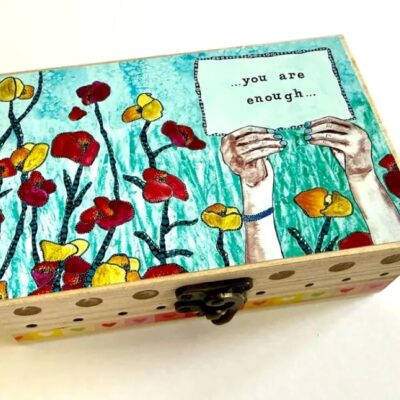 You are Enough Trinket Box