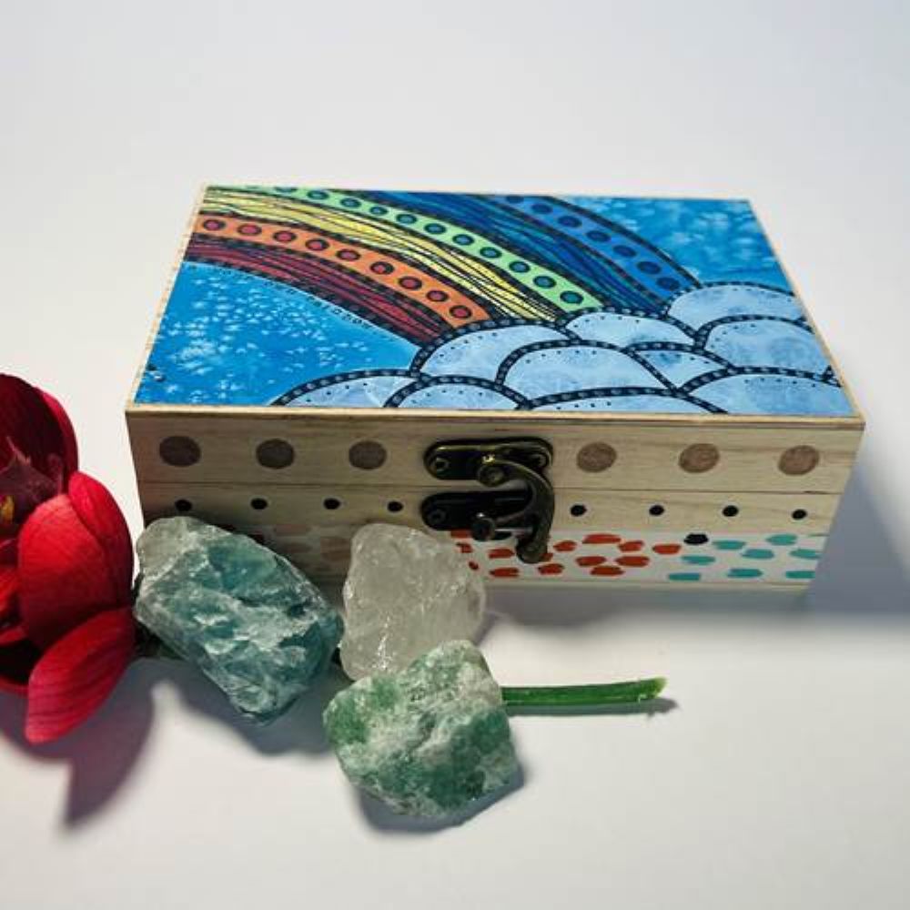Rainbow Trinket Box